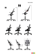 Creo Mobili Vega Plus Sandalye Antrasit / Beyaz