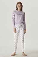 Pamuk & Pamuk Kadın Pijama Takım W22085LILA