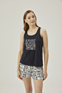 Pamuk&Pamuk Kadın Askılı Şortlu Pijama Takımı W24627SYH