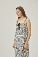 Pamuk&Pamuk Kadın Bağcıklı Gecelik W24628SYH