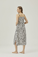 Pamuk&Pamuk Kadın Bağcıklı Gecelik W24628SYH