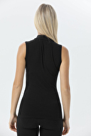 Pamuk&Pamuk Kadın Balıkçı Yaka Kolsuz Tshirt UW026S.SYH