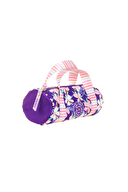 Kaukko Travel Double Stripe Kalem Çantası (Purple) K2596