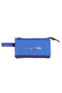 Kaukko Hat Accordıon Kalem Çantası (Navy Blue)