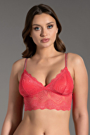 New Bra Kadın Desteksiz Bralet 9009.KRMZ