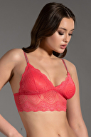 New Bra Kadın Desteksiz Bralet 9009.KRMZ