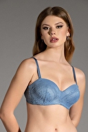 New Bra Kadın Dantelli Desteksiz Sütyen 3018.A.MVI