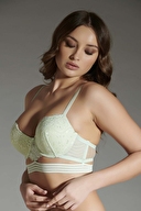 New Bra Kadın Dantelli Destekli Sütyen 3021.MNT