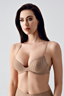 New Bra Kadın Desenli Desteksiz Sütyen 1792.BJ