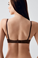 New Bra Kadın Desenli Çift Destekli Sütyen 7036.KHVRNG