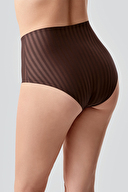 New Bra Kadın Yüksel Bel Bato Desenli Külot 9211.KHVRNG