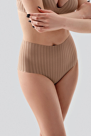 New Bra Kadın Yüksel Bel Bato Desenli Külot 9211.BJ