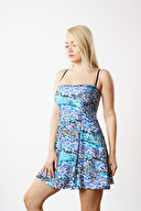 Louren Kadın İnce Askı Straplez Elbise Ma Yo M2827MVI