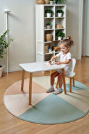 Bee Smart Naturel 1 Sandalyeli Masa Set