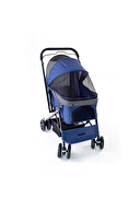 Zampa Nova Kedi & Köpek Arabası Lacivert, 52x76.5x95cm BL08-N