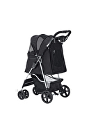 Zampa Favorite Kedi & Köpek Arabası Siyah, 46x78x99cm