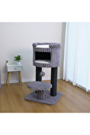Zampa Cosmo Kedi Tırmalama Ağacı 68X68X119 cm