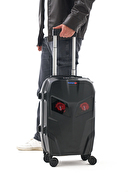 Zampago Blinker Ekranlı Led Işıklı Valiz - Siyah ZG-LG1-B