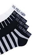 U.S. Polo Assn. Erkek 4'lü Patik Çorap KORLET.VR033