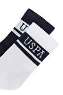 U.S. Polo Assn. Erkek Çocuk 2'li Soket Çorap NASSALKIDS.VR013