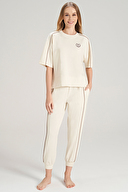 Feyza Kadın Pijama Takımı 5036BEJ