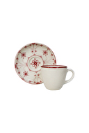 Aryıldız Aster Porselen Kahve Fincan Seti 6'lı