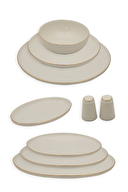 Aryıldız Aria Porselen Yemek Takımı 30 Parça Gold