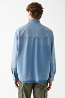 Mavi Erkek Kot Gömlek M0210031-82947