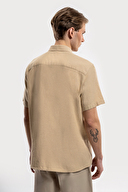 Loft Erkek Kısa Kol Gömlek LF2035478 BEI