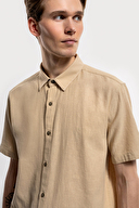 Loft Erkek Kısa Kol Gömlek LF2035478 BEI