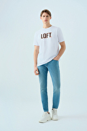 Loft Erkek Tişört LF2038687 WHT