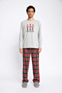 Defacto Erkek Pijama Takımı B2485AXTRGRI