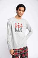 Defacto Erkek Pijama Takımı B2485AXTRGRI