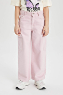 Defacto Kız Çocuk Kot Pantolon C0451A8TRA