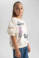 Defacto Kız Çocuk Sweatshirt B2409A8TRA