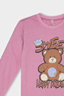 Defacto Kız Çocuk Pijama Takımı D2108A8TRA.PMB