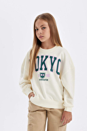 Defacto Kız Çocuk Sweatshirt C7461A8TRA