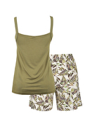 Eros Kadın Askılı Şort Takım ESK33592HKI