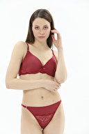 Nbb Kadın Dantelli Sütyen Külot Takımı 4819BRD