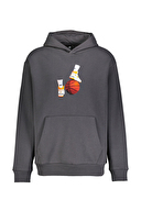 New Balance Erkek Sweatshirt MNH3411-ANT