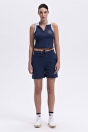 Ellesse Kadın Polo Yaka Tişört EF401-NV