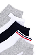 U.S. Polo Assn. Erkek 5'li Patik Çorap NOVCEGRIMLNJ