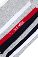 U.S. Polo Assn. Erkek 5'li Patik Çorap NOVCEGRIMLNJ