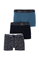 U.S. Polo Assn. Erkek 3'lü Boxer 3BMDLILSK24.VR033