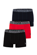 U.S. Polo Assn. Erkek 3'lü Boxer 3BDZKLA24K.VR030