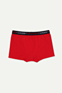 U.S.Polo Assn. Erkek Çocuk 3'lü Boxer US1374-24K.KRMZ