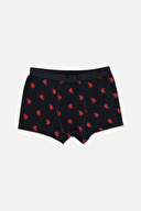 U.S.Polo Assn. Erkek Çocuk 3'lü Boxer US1374-24K.KRMZ