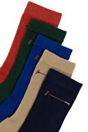 U.S.Polo Assn. Erkek Çocuk 5'li Çorap SPACE-5SK24.LACI