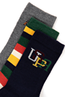 U.S.Polo Assn. Erkek Çocuk 3'lü Çorap ZUMA.LACI