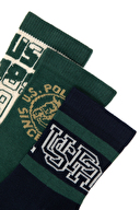 U.S. Polo Assn. Erkek Çocuk 3'lü Çorap KERPE-SK25.VR079